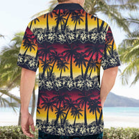 Hawaii Hibiscus Palm Tree Sunset Hawaiian Shirt Tropical Style - Wonder Print Shop