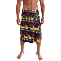 Hawaii Hibiscus Palm Tree Sunset Lavalava Tropical Style - Wonder Print Shop