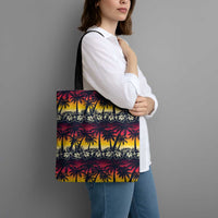 Hawaii Hibiscus Palm Tree Sunset Tote Bag Tropical Style - Wonder Print Shop