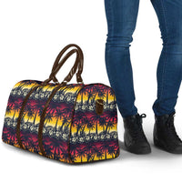Hawaii Hibiscus Palm Tree Sunset Travel Bag Tropical Style - Wonder Print Shop