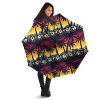 Hawaii Hibiscus Palm Tree Sunset Umbrella Tropical Style - Wonder Print Shop