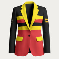 Uganda Flag Stylized Blazer Jamhuri ya Uganda