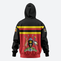Uganda Flag Stylized Hoodie Jamhuri ya Uganda