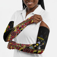 Personalised Uganda 64th Anniversary Arm Sleeves Happy Independence Day
