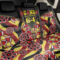 Uganda 64th Anniversary Back Car Seat Cover Happy Independence Day
