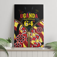 Uganda 64th Anniversary Canvas Wall Art Happy Independence Day