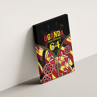 Uganda 64th Anniversary Canvas Wall Art Happy Independence Day