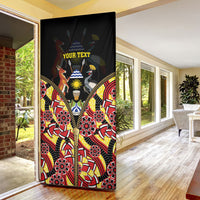 Personalised Uganda 64th Anniversary Door Cover Happy Independence Day