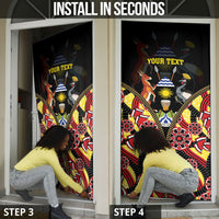Personalised Uganda 64th Anniversary Door Cover Happy Independence Day