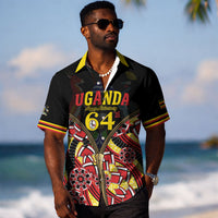 Personalised Uganda 64th Anniversary Hawaiian Shirt Happy Independence Day