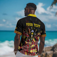 Personalised Uganda 64th Anniversary Hawaiian Shirt Happy Independence Day