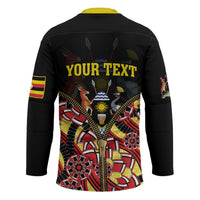 Personalised Uganda 64th Anniversary Hockey Jersey Happy Independence Day
