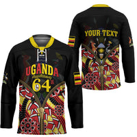 Personalised Uganda 64th Anniversary Hockey Jersey Happy Independence Day