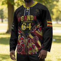 Personalised Uganda 64th Anniversary Hockey Jersey Happy Independence Day