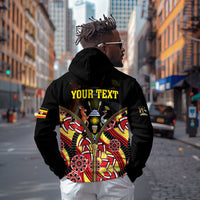 Personalised Uganda 64th Anniversary Hoodie Happy Independence Day