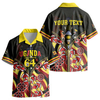 Personalised Uganda 64th Anniversary Kid Hawaiian Shirt Happy Independence Day