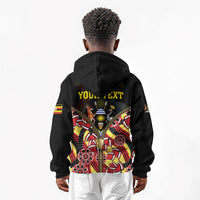Personalised Uganda 64th Anniversary Kid Hoodie Happy Independence Day