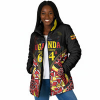 Personalised Uganda 64th Anniversary Padded Jacket Happy Independence Day