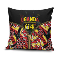 Uganda 64th Anniversary Pillow Cover Happy Independence Day