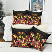 Uganda 64th Anniversary Pillow Cover Happy Independence Day