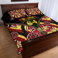 Uganda 64th Anniversary Quilt Bed Set Happy Independence Day
