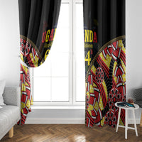Uganda 64th Anniversary Window Curtain Happy Independence Day