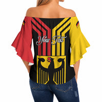 Personalised Tag Der Deutschen Einheit Off Shoulder Wrap Waist Top Happy Unity Day