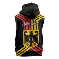 Personalised Tag Der Deutschen Einheit Sleeveless Zip Hoodie Happy Unity Day
