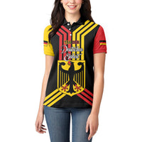 Personalised Tag Der Deutschen Einheit Women Polo Shirt Happy Unity Day