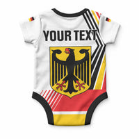 Personalised German Unity Day Baby Onesie Deutschland Flag Stylized