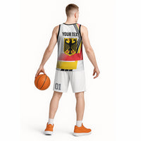 Personalised German Unity Day Basketball Jersey Deutschland Flag Stylized