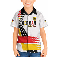 Personalised German Unity Day Hawaiian Shirt Deutschland Flag Stylized