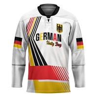 Personalised German Unity Day Hockey Jersey Deutschland Flag Stylized