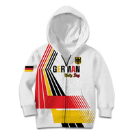Personalised German Unity Day Kid Hoodie Deutschland Flag Stylized
