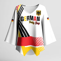 Personalised German Unity Day Kimono Sleeve Blouse Deutschland Flag Stylized