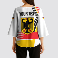 Personalised German Unity Day Kimono Sleeve Blouse Deutschland Flag Stylized