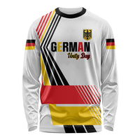 Personalised German Unity Day Long Sleeve Shirt Deutschland Flag Stylized