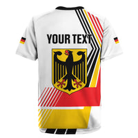 Personalised German Unity Day Rugby Jersey Deutschland Flag Stylized