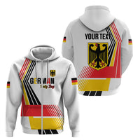 Personalised German Unity Day Zip Hoodie Deutschland Flag Stylized