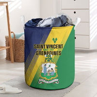 Saint Vincent and the Grenadines Laundry Basket Coat of Arms Flag Stylized