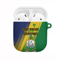 Saint Vincent and the Grenadines AirPods Case Coat of Arms Flag Stylized