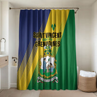 Saint Vincent and the Grenadines Bathroom Set Coat of Arms Flag Stylized