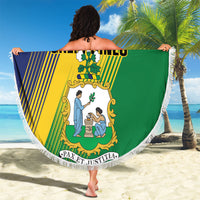 Saint Vincent and the Grenadines Beach Blanket Coat of Arms Flag Stylized