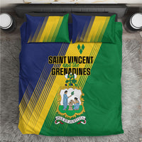 Saint Vincent and the Grenadines Bedding Set Coat of Arms Flag Stylized