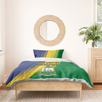 Saint Vincent and the Grenadines Bedding Set Coat of Arms Flag Stylized