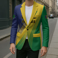 Personalised Saint Vincent and the Grenadines Blazer Coat of Arms Flag Stylized