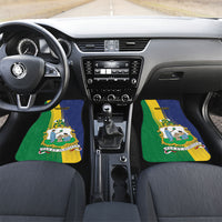 Personalised Saint Vincent and the Grenadines Car Mats Coat of Arms Flag Stylized