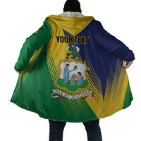 Personalised Saint Vincent and the Grenadines Cloak Coat of Arms Flag Stylized