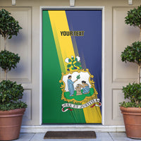 Personalised Saint Vincent and the Grenadines Door Cover Coat of Arms Flag Stylized