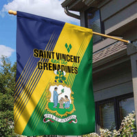 Saint Vincent and the Grenadines Garden Flag Coat of Arms Flag Stylized